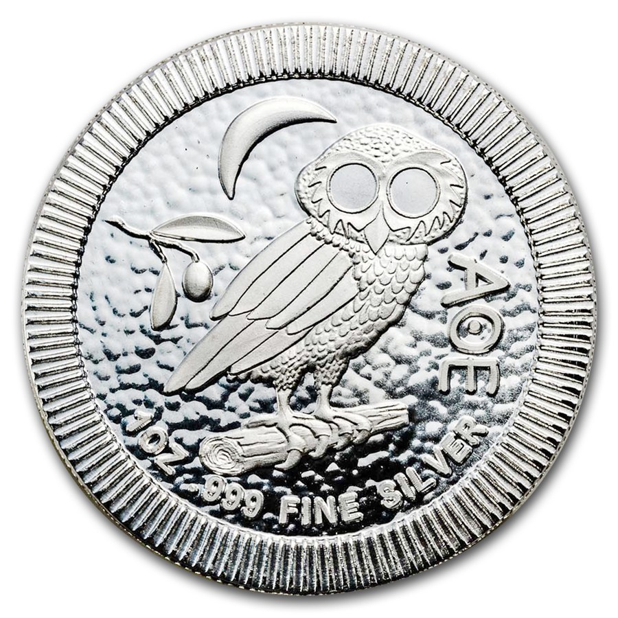 2017 Niue 1oz Silver Owl Of Athena - Click Image to Close